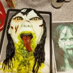 Spooky movie cake