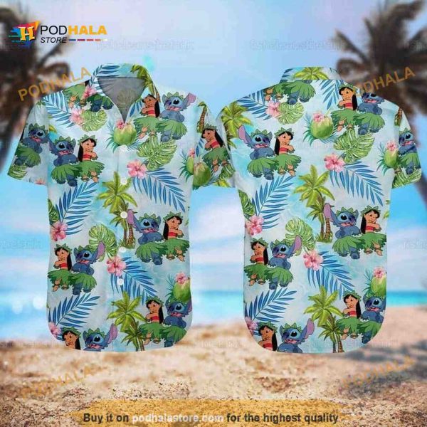 Funny Lilo And Stitch Funny Hawaiian Shirt Summer Gift For Disney Lovers