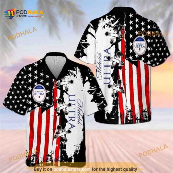 Michelob Ultra Beer Funny Hawaiian Shirt