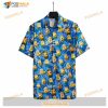 Minions Hula Dancer Minions Tropical Blue Funny Hawaiian Shirt