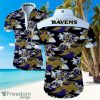 NFL Baltimore Ravens Logo Hawaiian Summer Beach Shirt Full Print
