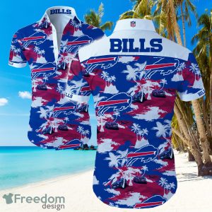 NFL Buffalo Bills Logo Hawaiian Summer Beach Shirt Full Print