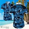 NFL Carolina Panthers Logo Dark Shirt Hawaiian Summer Beach Shirt Full Print