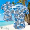NFL Detroit Lions Logo Hawaiian Summer Beach Shirt Full Print