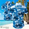 NFL Detroit Lions Logo Light Shirt Hawaiian Summer Beach Shirt Full Print