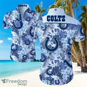 NFL Indianapolis Colts Light Shirt Hawaiian Summer Beach Shirt Full Print