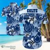 NFL Indianapolis Colts Logo Flower Hawaiian Summer Beach Shirt Full Print