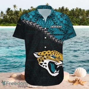 NFL Jacksonville Jaguars Big Logo Design Hawaiian Shirt