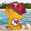 NFL Kansas City Chiefs Big Logo Design Yellow Red Shirt Hawaiian Shirt