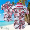 NFL Kansas City Chiefs Logo Pink Hawaiian Summer Beach Shirt Full Print