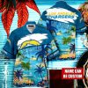 NFL Los Angeles Chargers Logo Fans Love Custom Your Name Hawaiian Shirt Full Over Print