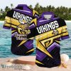 NFL Minnesota Vikings Logo Design Violet Shirt Hawaiian Shirt