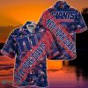 NFL New York Giants Hawaiian Shirt With Tropical Pattern Flamingo Printed For Fans