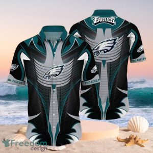 NFL Philadelphia Eagles Logo Gift For Fans Hawaiian Shirt Full Over Print