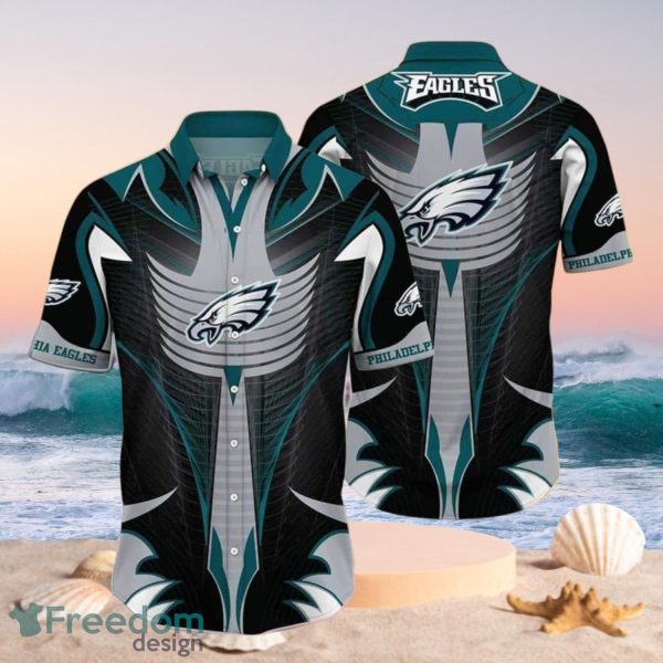 NFL Philadelphia Eagles Logo Gift For Fans Hawaiian Shirt Full Over Print