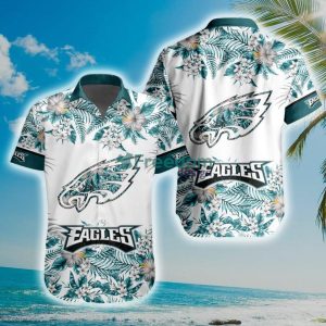 NFL Philadelphia Eagles Special Floral Hawaiian Shirt