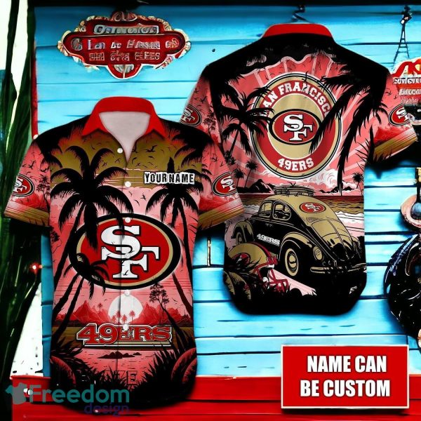 NFL San Francisco 49ers Logo Fans Love Aloha Hawaiian Shirt Full Over Print