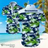 NFL Seattle Seahawks Logo Hawaiian Summer Beach Shirt Full Print