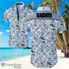 NFl Las Vegas Raiders Logo Grey Shirt Hawaiian Summer Beach Shirt Full Print
