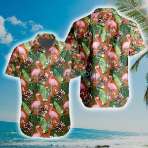 NHL Arizona Coyotes Flamingo Flowers Hawaiian Shirt