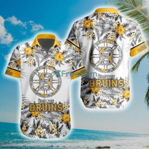 NHL Boston Bruins Special Floral Hawaiian Shirt
