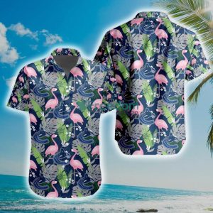 NHL Vancouver Canucks Flamingo Flowers Hawaiian Shirt