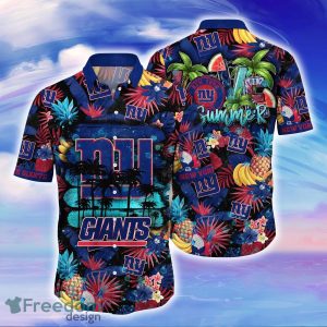 New York Giants NFL Flower Hawaiian Shirt For Men Women Great Gift For Fans