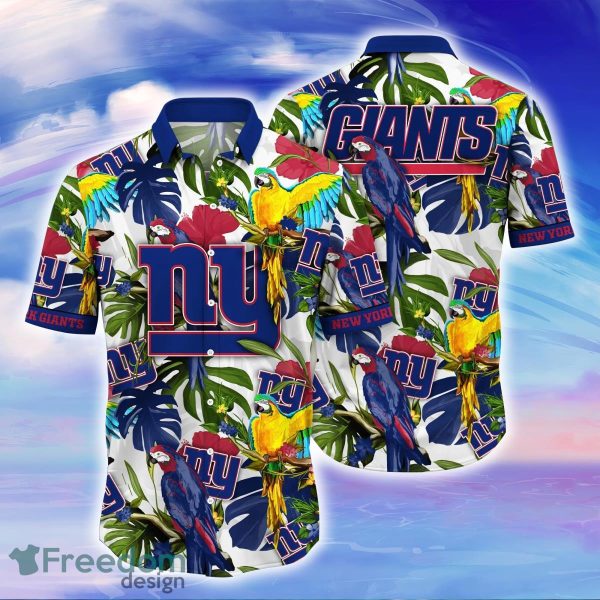 New York Giants NFL Flower Hawaiian Shirt Great Gift For Fans