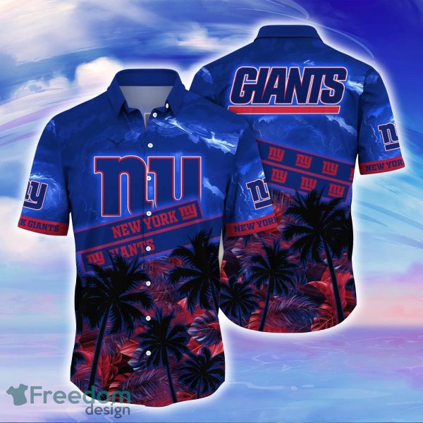 New York Giants NFL Flower Hawaiian Shirt Style Gift For Fans