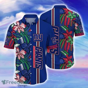 New York Giants NFL Flower Hawaiian Shirt Unique Gift For Fans