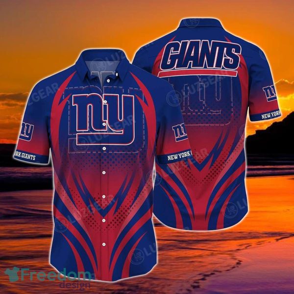 New York Giants NFL Hawaiian Shirt 3D For Men And Women