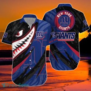 New York Giants NFL Hawaiian Shirt Graphic 3D Printed New Trends Summer For Fan NFL Enthusiast
