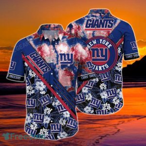 New York Giants NFL Hawaiian Shirt Graphic Tropical Pattern New Trend Summer For NFL Football Fans