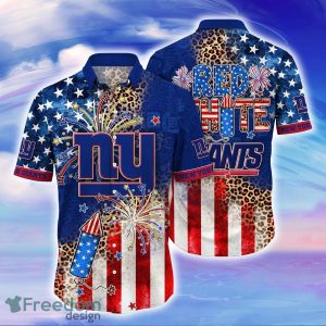 New York Giants NFL Hawaiian Shirt Independence Day Shirt For Fans