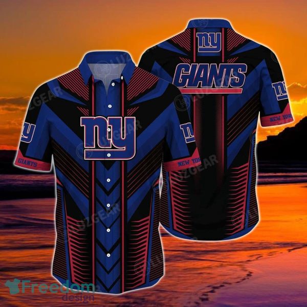 New York Giants NFL Hawaiian Shirt Summer Short Sleeve Button Down Shirt Gift For Big Fans