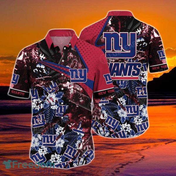 New York Giants NFL Hawaiian Shirt Tropical Pattern New Hot Trend Summer For Sports Fans NFL