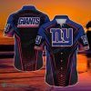 New York Giants NFL Team Football Beach Shirt Summer Button Down Hawaiian Shirt Best Fan Ever