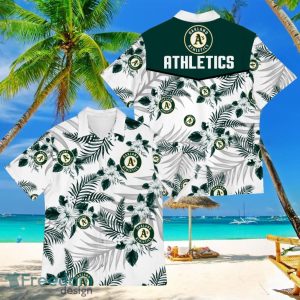 Oakland Athletics Sports American Hawaiian Tropical Patterns Shirt