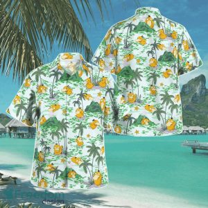 PSYDUCK Hawaiian Shirt Aloha Shirt For Men Women