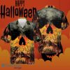 Party At Halloween Night Hawaiian Shirt Horror Button Up Shirts Halloween Gifts For Him