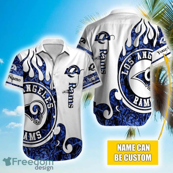 Personalized NFL Los Angeles Rams Special Realtree Hunting Hawaiian Shirt