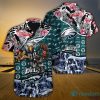 Philadelphia Eagles NFL Custom Name Flamigo Ocean Fishes Tropical Aloha Hawaiian Shirt