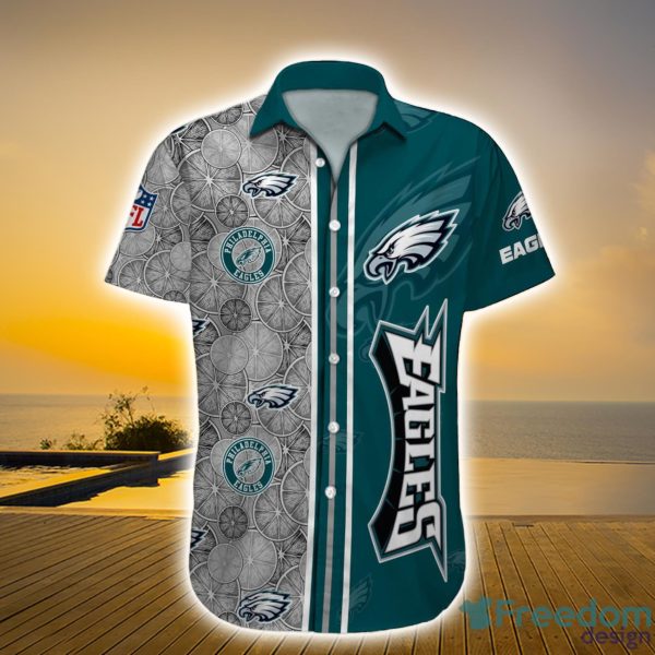 Philadelphia Eagles NFL Custom Name Lemon Sketch Art Pattern Short Sleeve Hawaiian Shirt For Men And Women