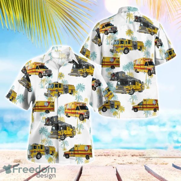 Pike Township Fire Department Hawaiian Shirt Beach Summer Shirt