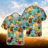 Pineapple Hawaiian Theme For Red Angus Cattle Lovers All 3D Printed Hawaiian Shirt For Men Women