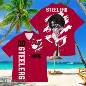 Pittsburgh Steelers Sports American Football Hawaiian Shirt Custom Name & Number