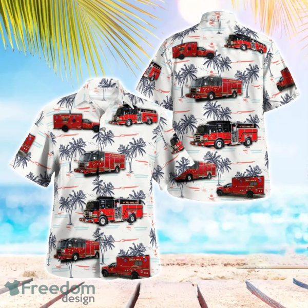 Red Wing Fire Department Hawaiian Shirt Beach Summer Gift