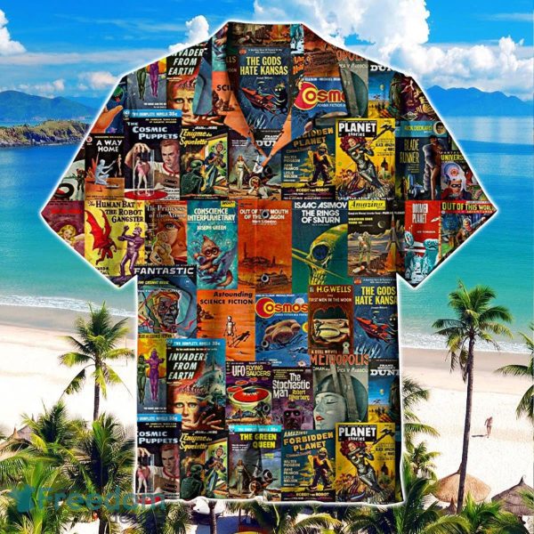 Retro Science Fiction Hawaiian Shirt For Men Women