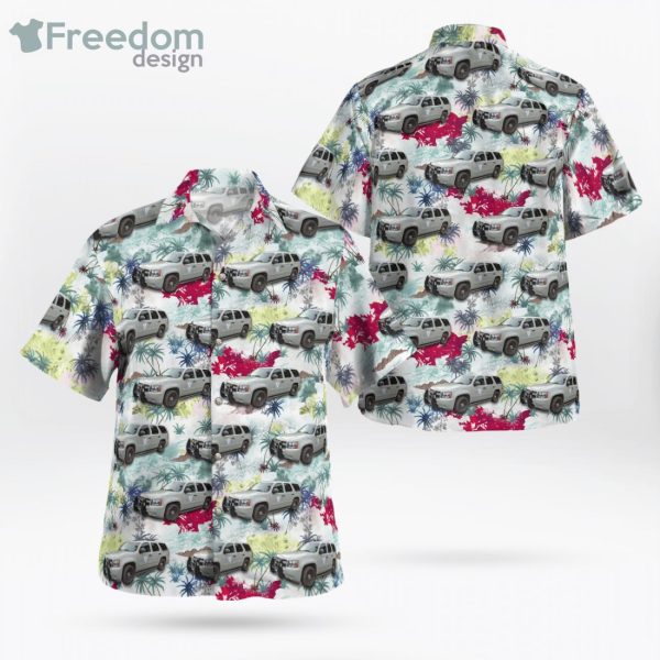 Rhode Island State Police Chevrolet Tahoe Hawaiian Shirt
