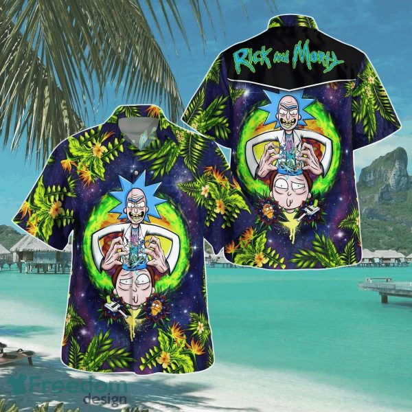 Rick And Morty Tropical Hawaii Shirt Aloha Shirt For Men Women